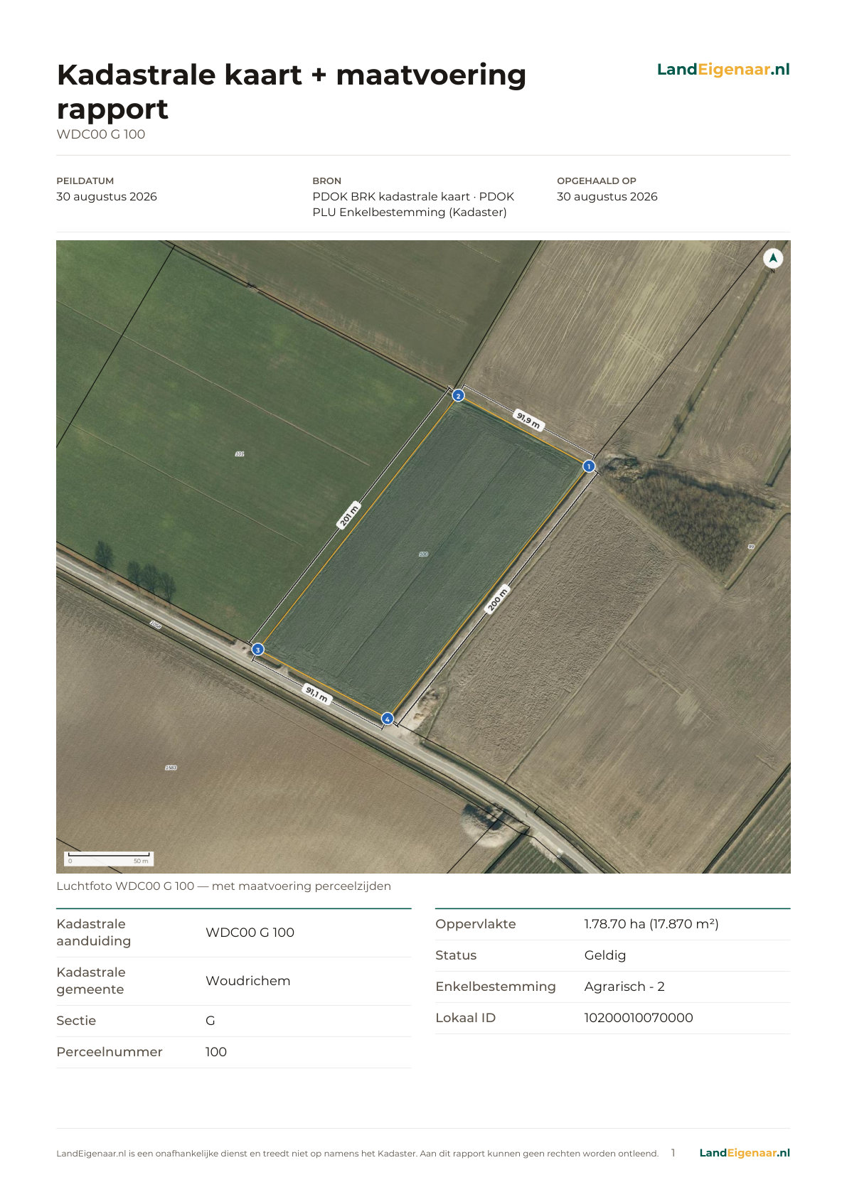 Voorbeeld pagina 1: Grens- & tekenpakket Compleet